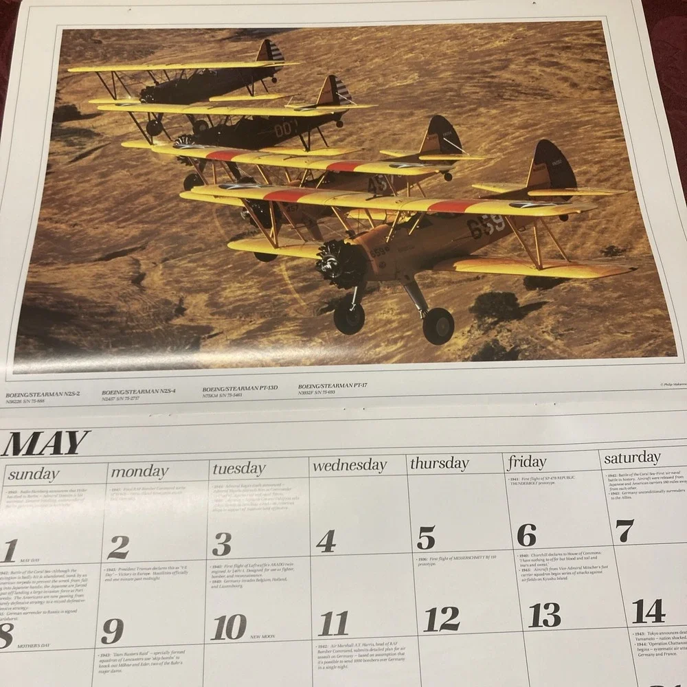 Ghosts 1994 Aviation Calendar 